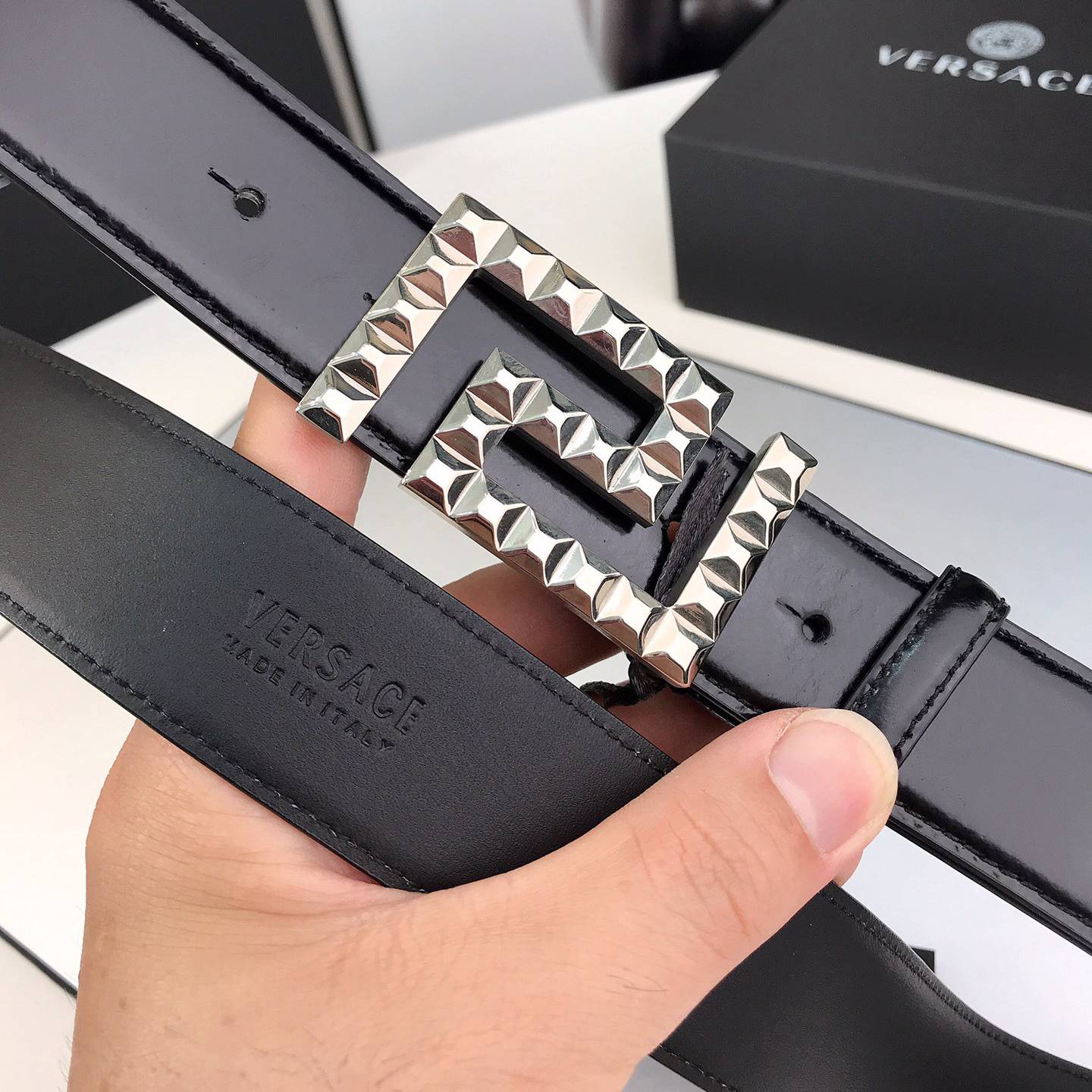 Versace Designer Belt Mens Belts Womens Brand Belt Luxury Belt Length 100-125cm Woman Men Belt Fashion Classics Casual Classic Solid Smooth Buckle Designer High Quality Belt