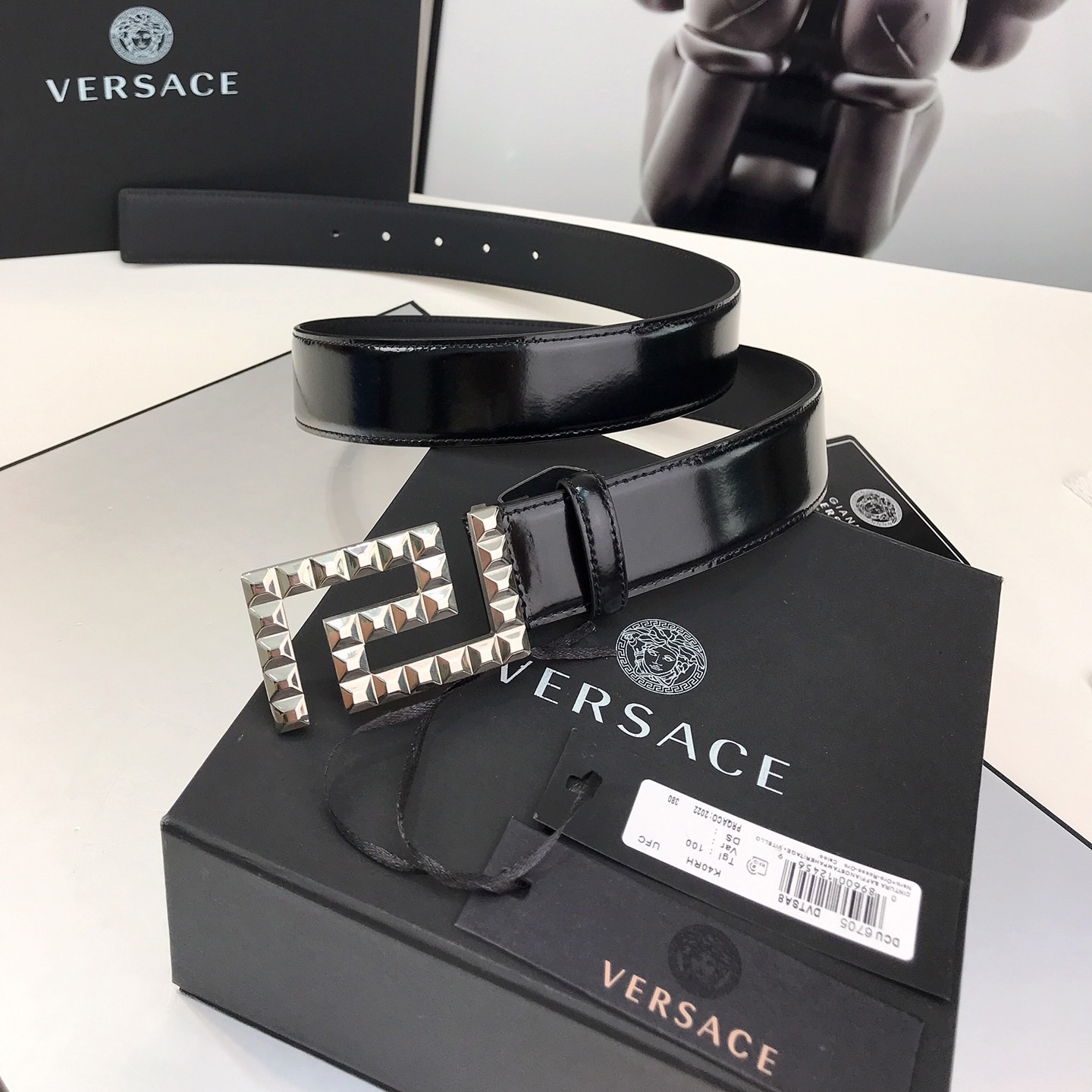 Versace Designer Belt Mens Belts Womens Brand Belt Luxury Belt Length 100-125cm Woman Men Belt Fashion Classics Casual Classic Solid Smooth Buckle Designer High Quality Belt