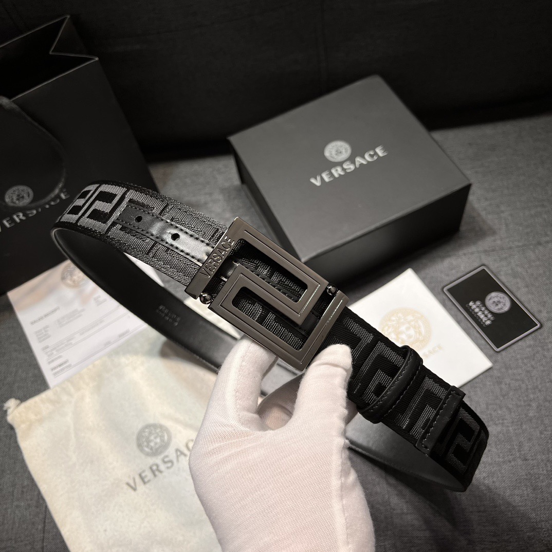 Versace Designer Belt Mens Belts Womens Brand Belt Luxury Belt Length 100-125cm Woman Men Belt Fashion Classics Casual Classic Letter Smooth Buckle Designer High Quality Belt