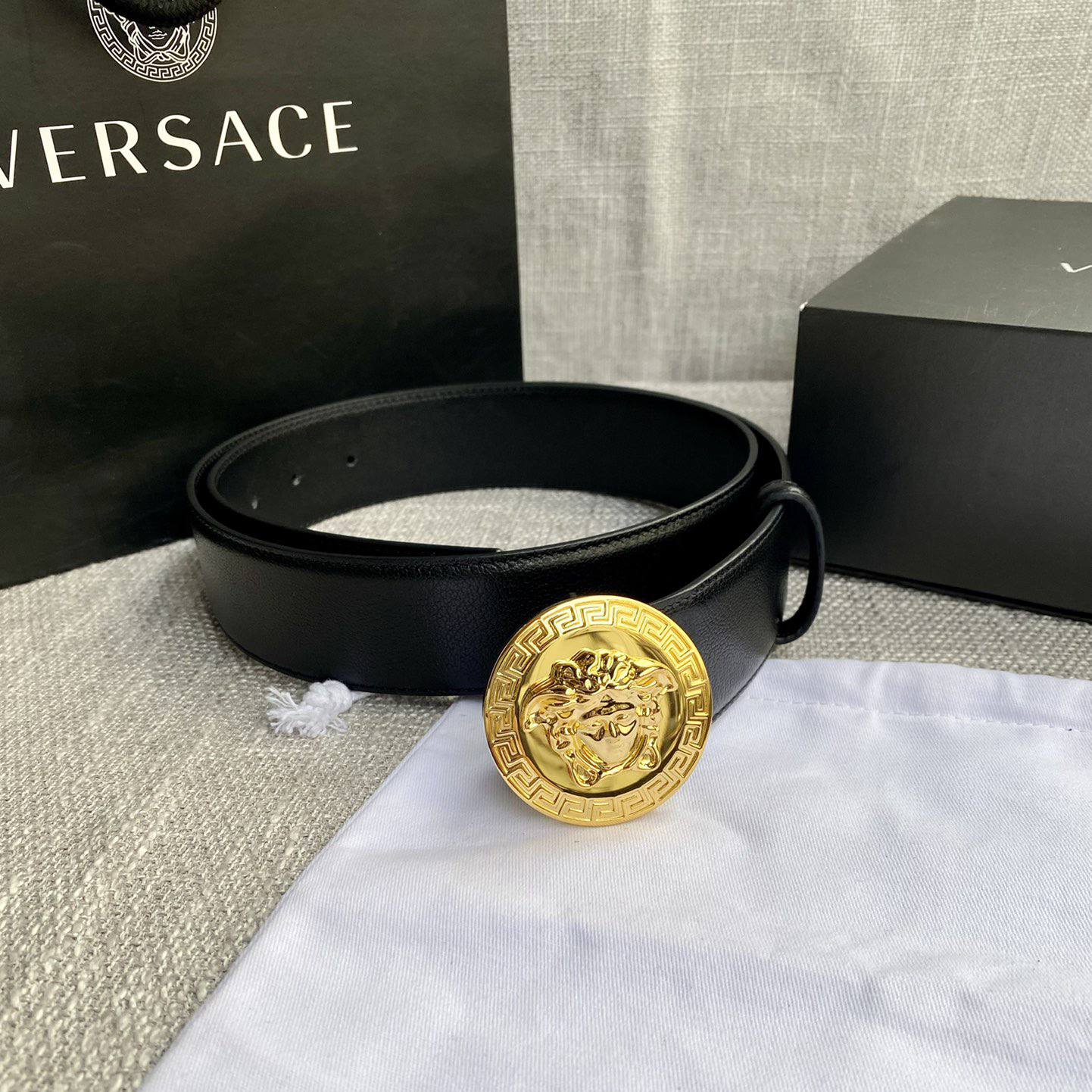 Versace Designer Belt Mens Belts Luxury Belt Length 100-125cm Men Belt Fashion Classics Casual Classic Solid Smooth Buckle Designer High Quality Belt Men With A Width Of 4.0cm And With Box