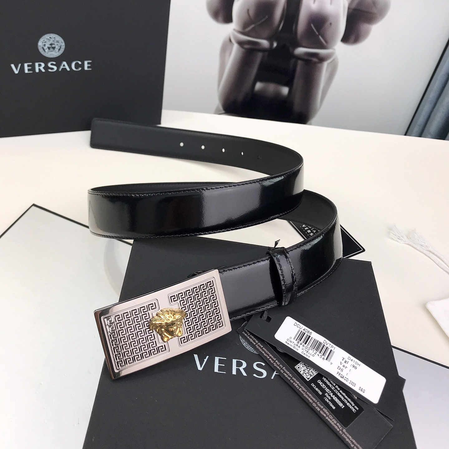 Versace Designer Belt Mens Belts Womens Brand Belt Luxury Belt Length 100-125cm Woman Men Belt Fashion Classics Casual Classic Solid Smooth Buckle Designer High Quality Belt