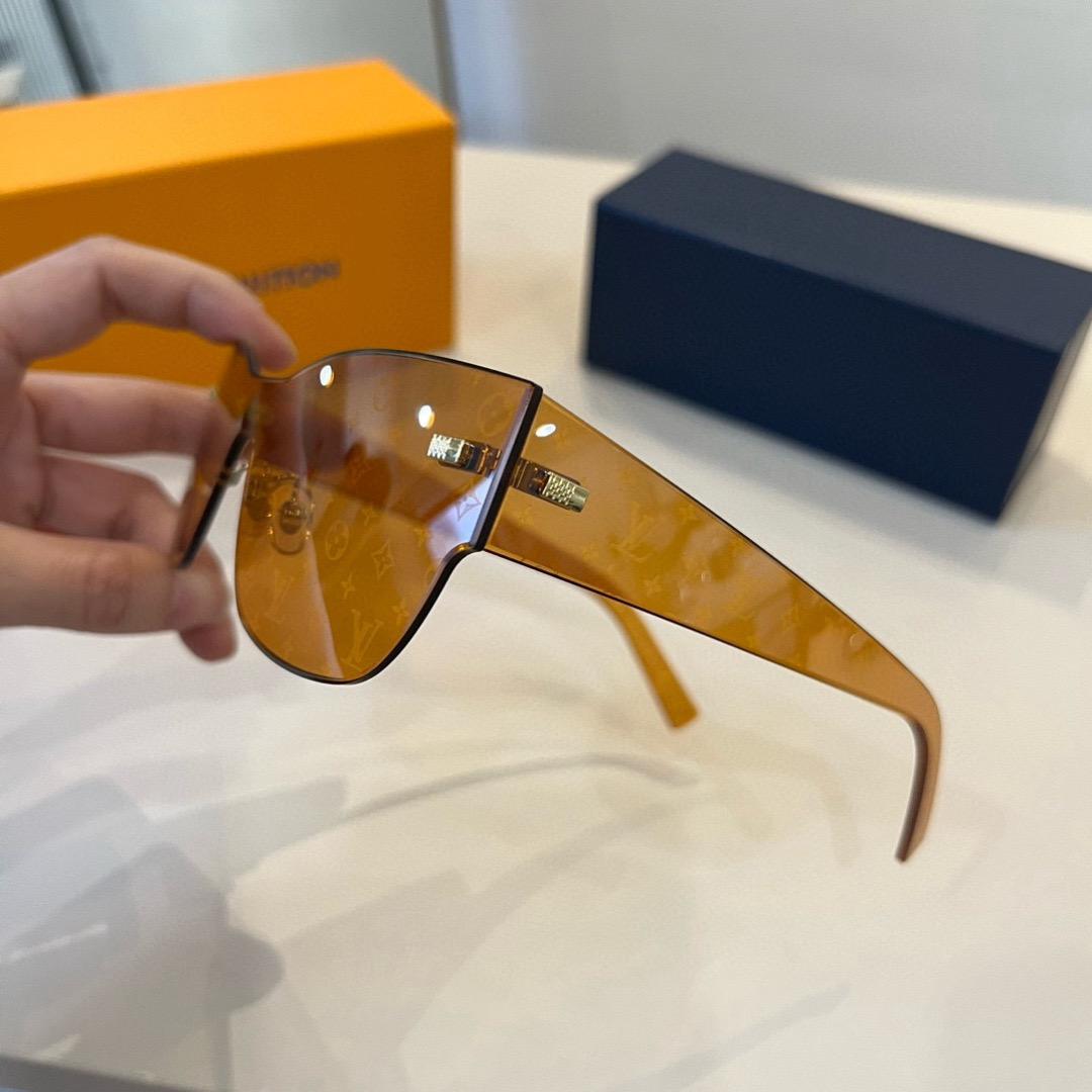 LV Luxury Designer Sunglasses Women Men Designers Goggle Polaroid Lens Sun Glasses Full Frame Eyeglasses Womens Mens Lady With Box