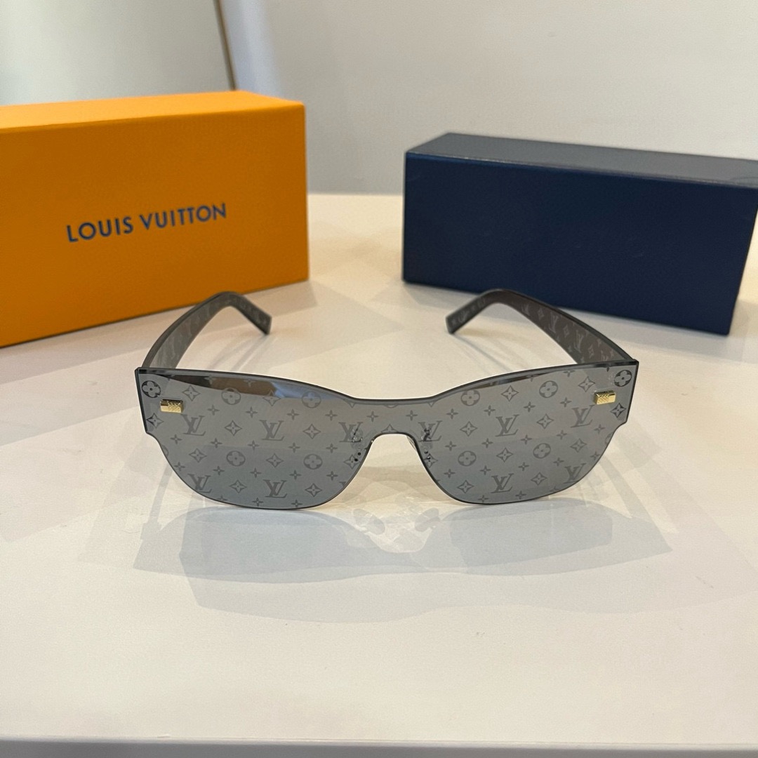 LV Luxury Designer Sunglasses Women Men Designers Goggle Polaroid Lens Sun Glasses Full Frame Eyeglasses Womens Mens Lady With Box