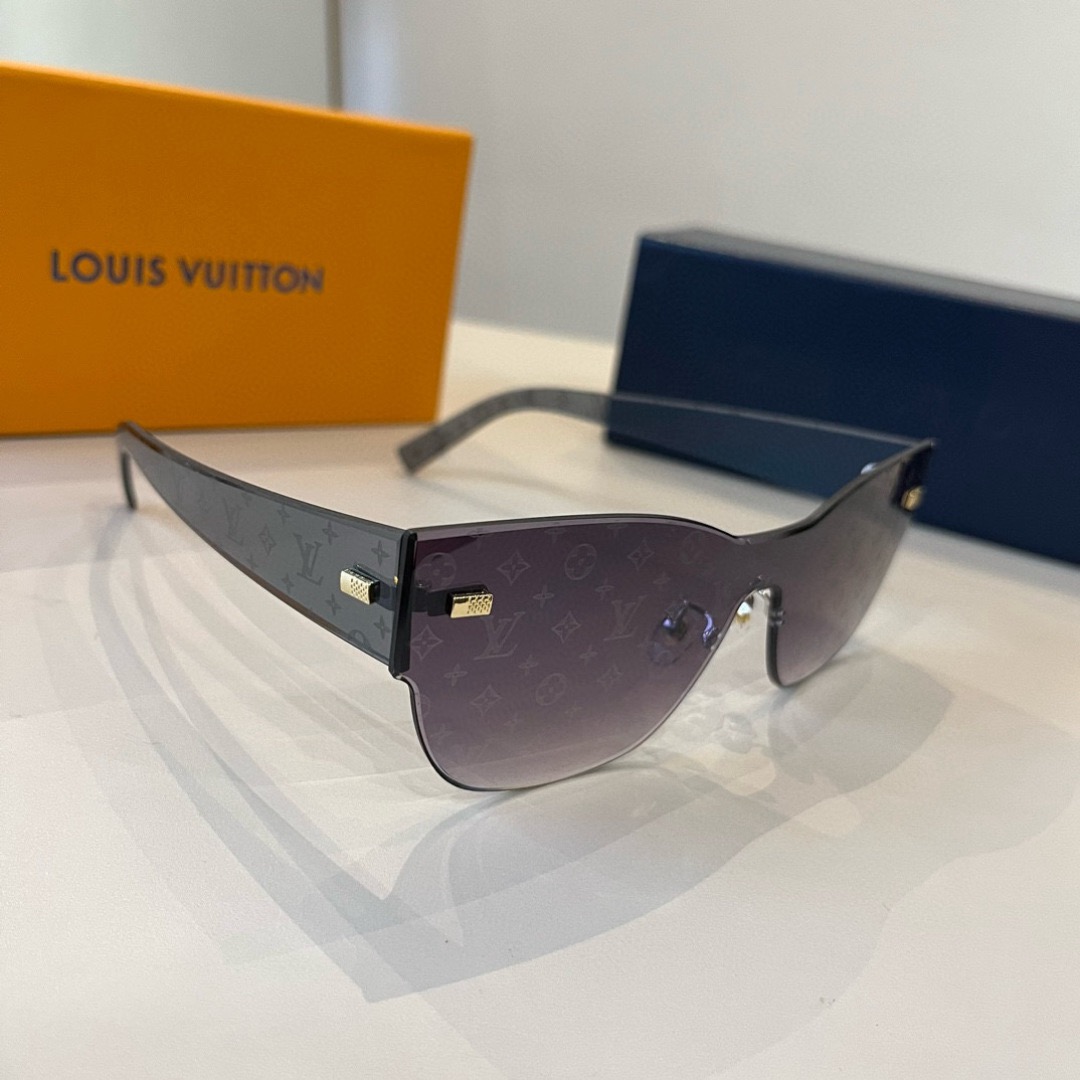 LV Luxury Designer Sunglasses Women Men Designers Goggle Polaroid Lens Sun Glasses Full Frame Eyeglasses Womens Mens Lady With Box