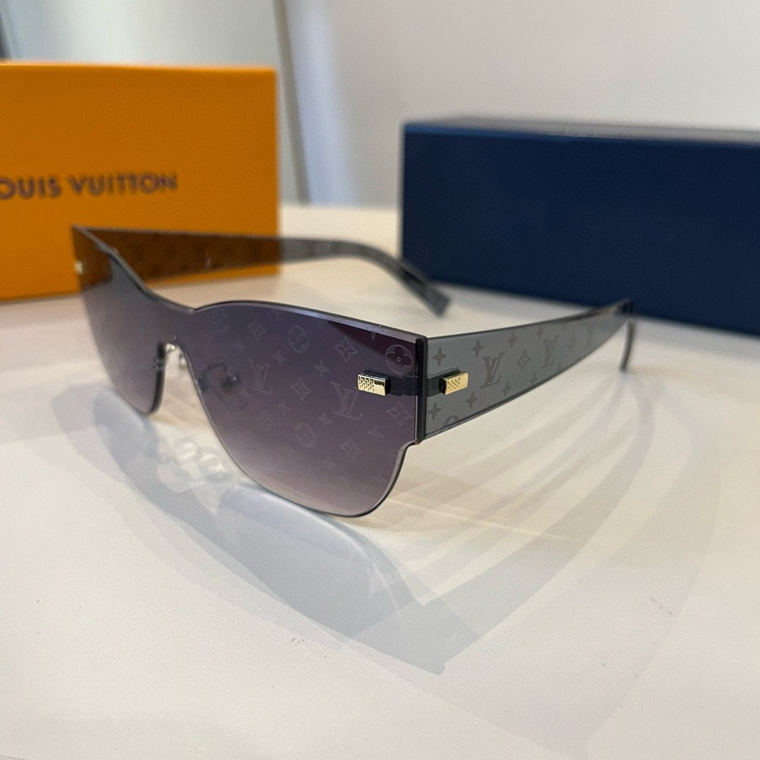 LV Luxury Designer Sunglasses Women Men Designers Goggle Polaroid Lens Sun Glasses Full Frame Eyeglasses Womens Mens Lady With Box