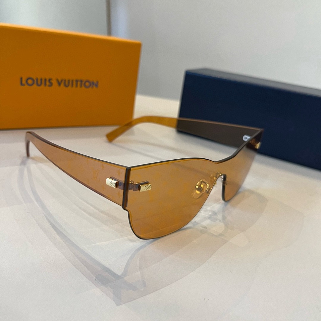 LV Luxury Designer Sunglasses Women Men Designers Goggle Polaroid Lens Sun Glasses Full Frame Eyeglasses Womens Mens Lady With Box