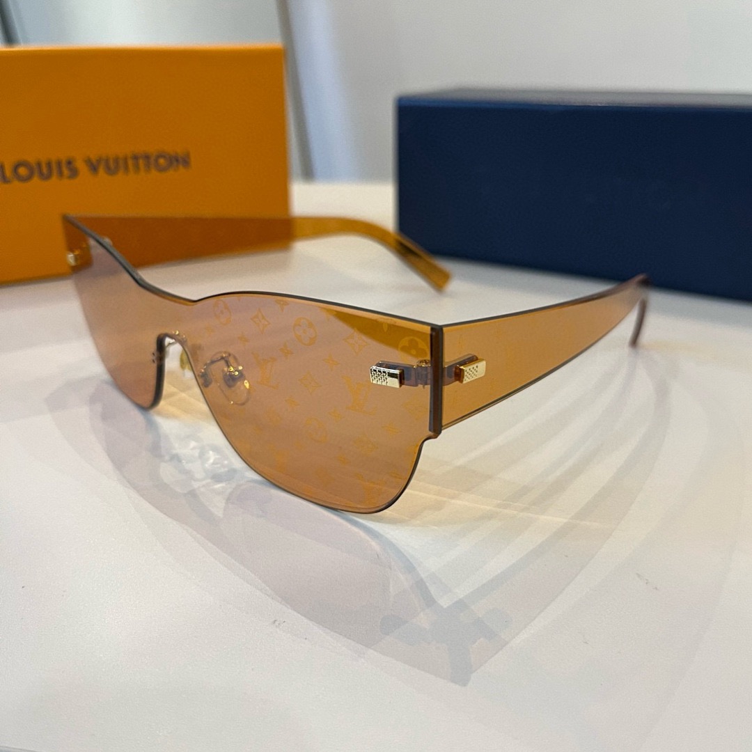 LV Luxury Designer Sunglasses Women Men Designers Goggle Polaroid Lens Sun Glasses Full Frame Eyeglasses Womens Mens Lady With Box