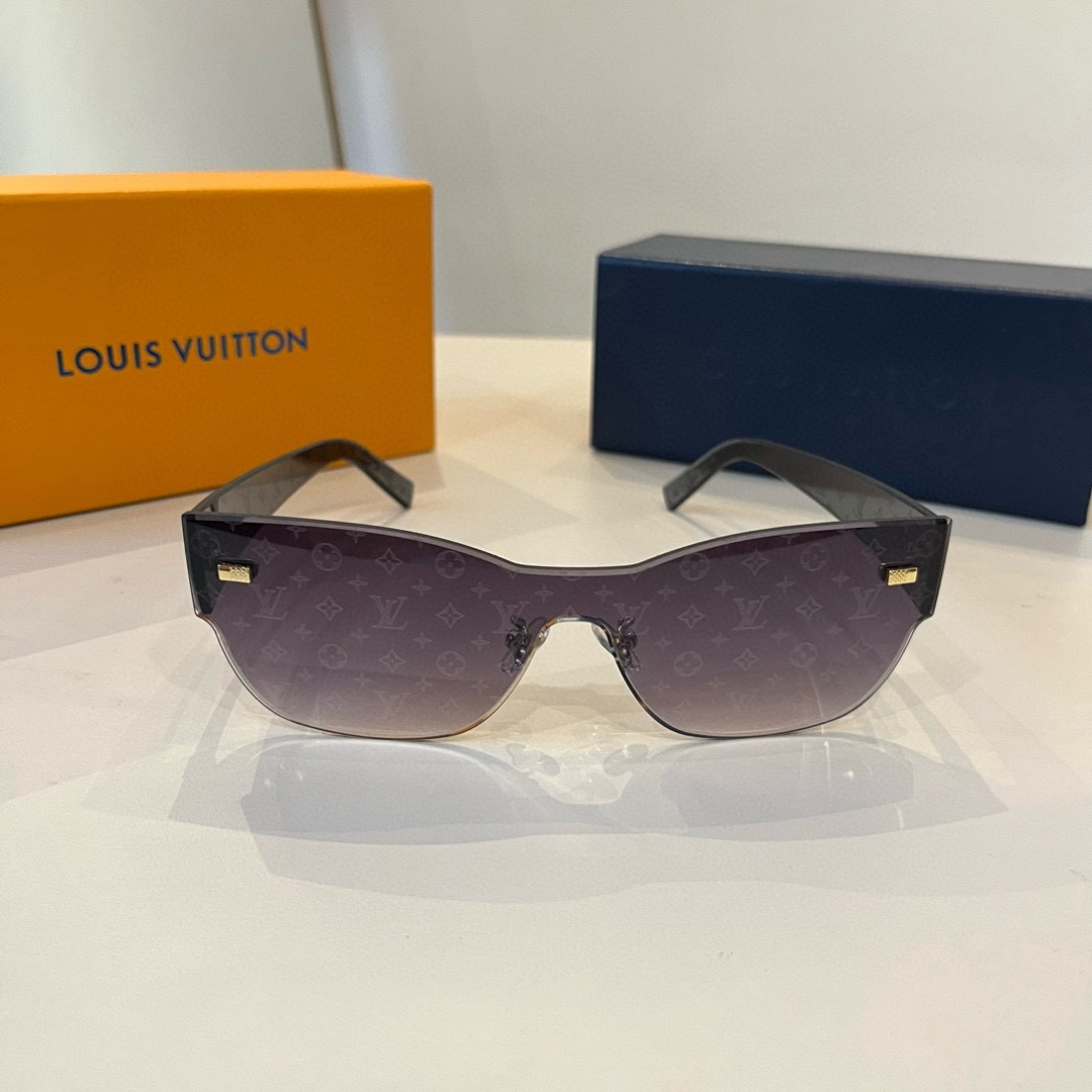 LV Luxury Designer Sunglasses Women Men Designers Goggle Polaroid Lens Sun Glasses Full Frame Eyeglasses Womens Mens Lady With Box