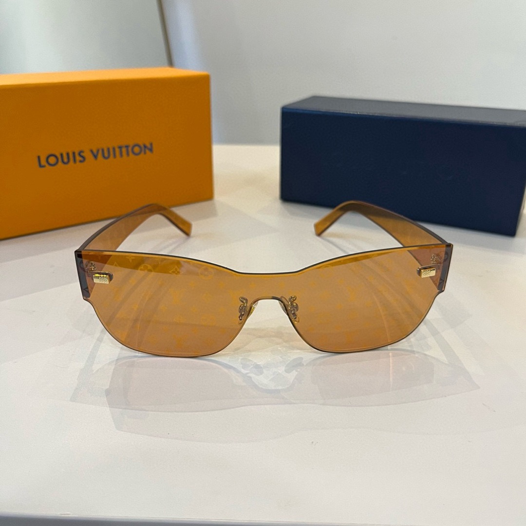 LV Luxury Designer Sunglasses Women Men Designers Goggle Polaroid Lens Sun Glasses Full Frame Eyeglasses Womens Mens Lady With Box