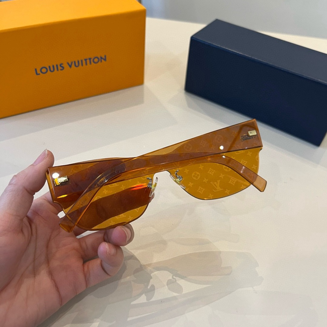 LV Luxury Designer Sunglasses Women Men Designers Goggle Polaroid Lens Sun Glasses Full Frame Eyeglasses Womens Mens Lady With Box