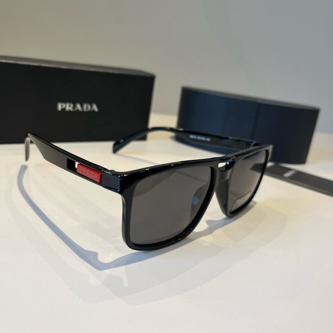 Prada Sunglasses Fashion Glasses Frame Designer Sunglass Womens Anti-Radiation Polarized Lenses Mens Retro Eyeglasses With Box