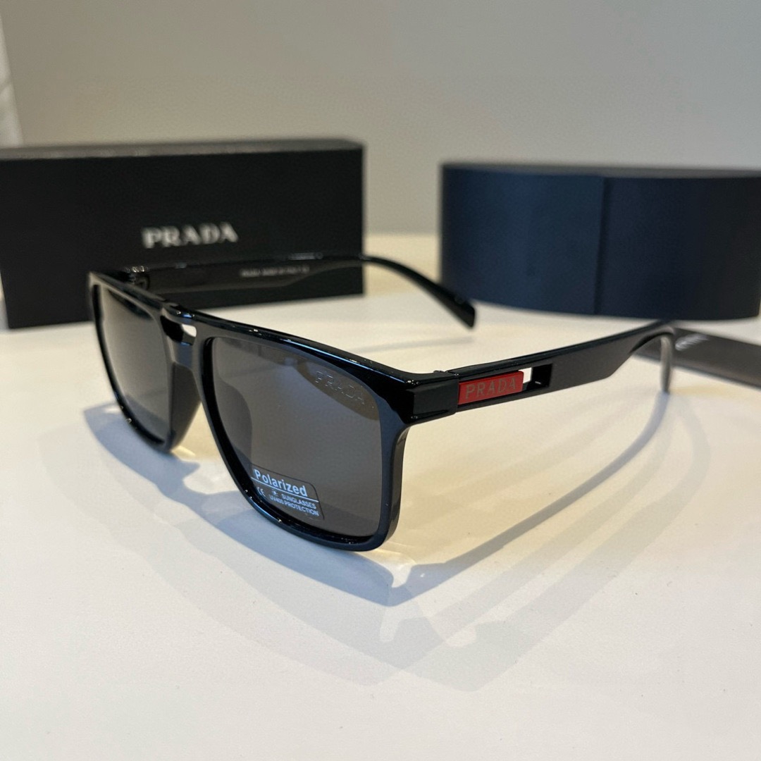 Prada Sunglasses Fashion Glasses Frame Designer Sunglass Womens Anti-Radiation Polarized Lenses Mens Retro Eyeglasses With Box