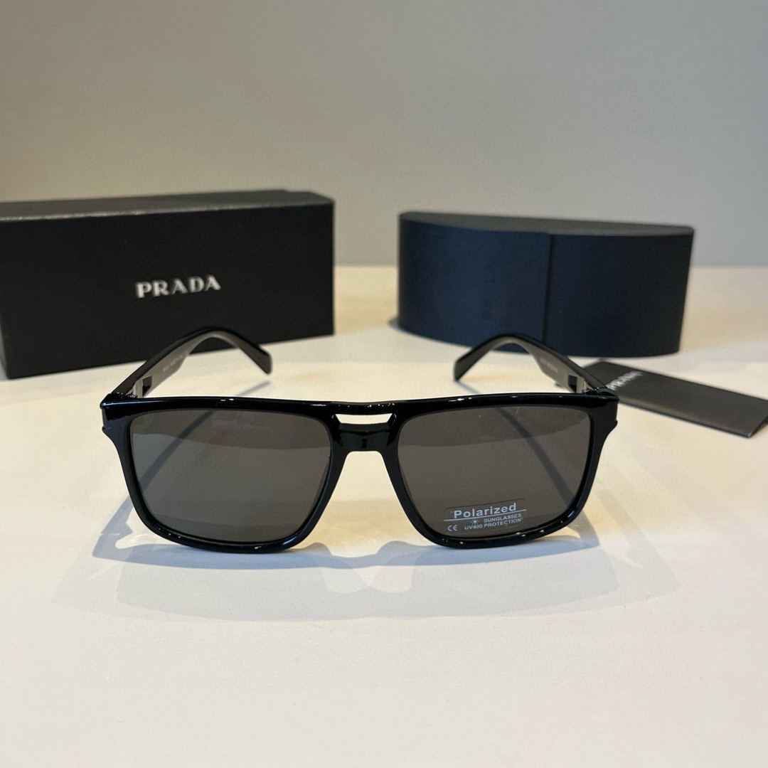 Prada Sunglasses Fashion Glasses Frame Designer Sunglass Womens Anti-Radiation Polarized Lenses Mens Retro Eyeglasses With Box