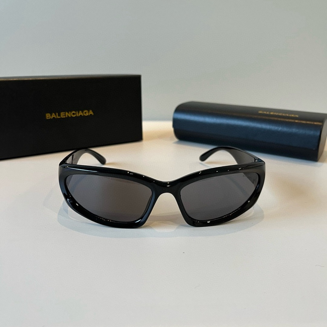BALENCIAGA Mens Cycling Sunglasses Designer For Woman Riding Sunglasses Polarized Lens Sunglasses Bike Sunglasses Sports Glasses Lunette De Soleil Luxury Eyewear With Box