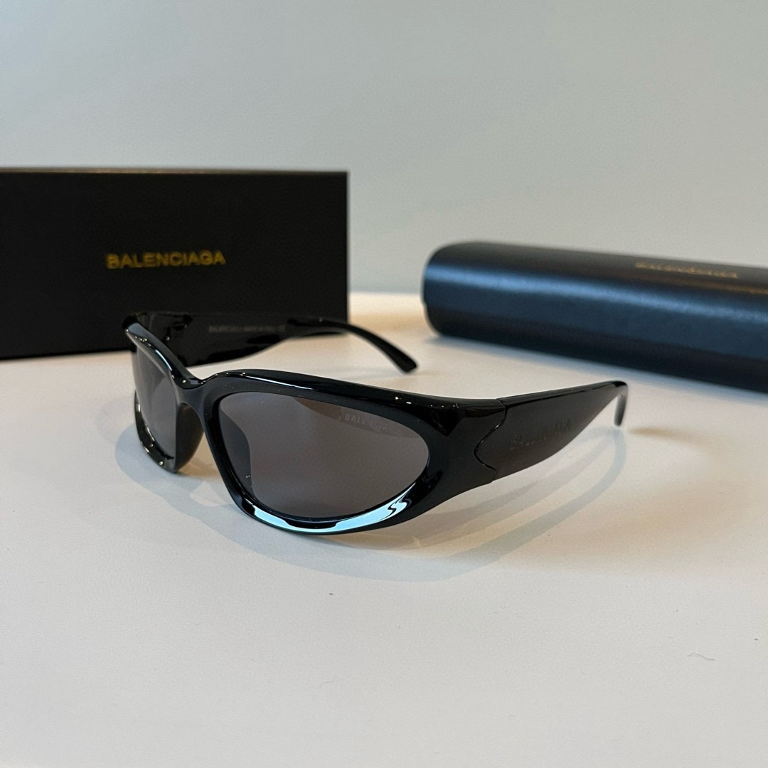 BALENCIAGA Mens Cycling Sunglasses Designer For Woman Riding Sunglasses Polarized Lens Sunglasses Bike Sunglasses Sports Glasses Lunette De Soleil Luxury Eyewear With Box