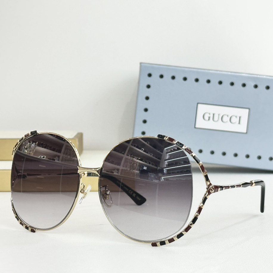 Gucci Designer Sunglasses For Women Luxury Mens Sunglasses Classic Rectangular Metal Frame Glasses Goggle Outdoor Beach Sun Protection Glasses Driving Sun Glasses