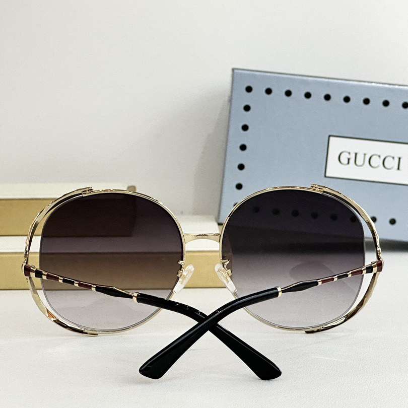 Gucci Designer Sunglasses For Women Luxury Mens Sunglasses Classic Rectangular Metal Frame Glasses Goggle Outdoor Beach Sun Protection Glasses Driving Sun Glasses