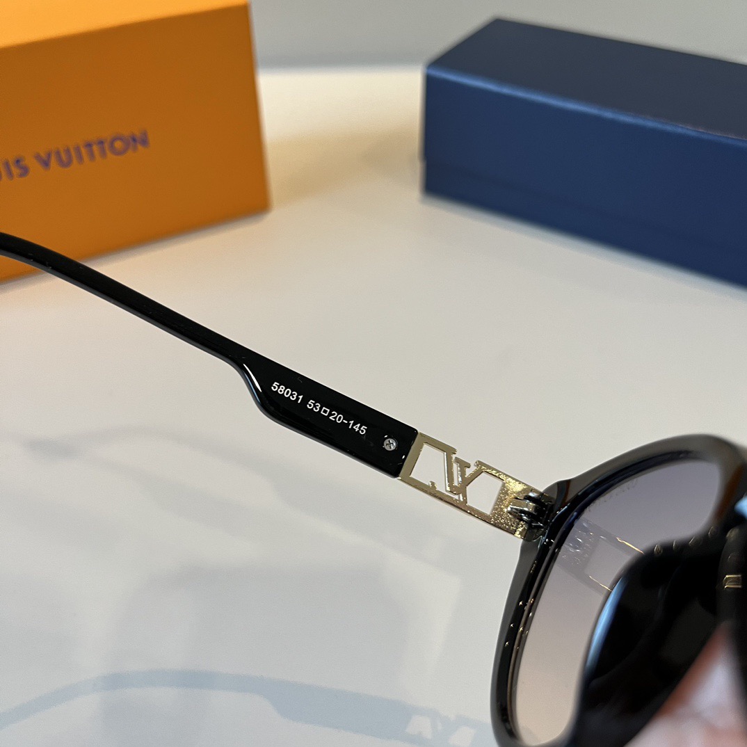 LV Women Sun Glasses Beach Sun Glasses Fashion Classic Square Oval Frame Retro Frame Sexy Women Luxury Glasses With Box