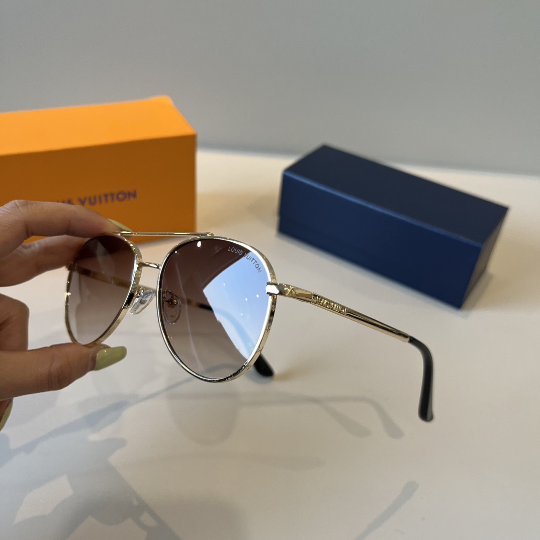 LV Pilot Sunglasses Top Costal Sun Glasses Luxury Glasses With Box Sunglasses Man Women Designer Sunglasses Cycling Sun Glasses Sports Glasses