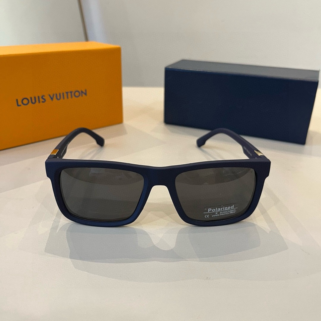 LV Sunglasses Fashion Glasses Frame Designer Sunglass Womens Anti-Radiation Polarized Lenses Mens Retro Eyeglasses With Box