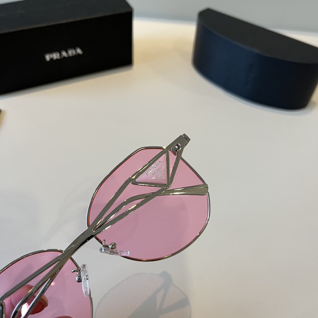 Prada Women Sun Glasses Beach Sun Glasses Fashion Classic Square Oval Frame Retro Frame Sexy Women Luxury Glasses With Box