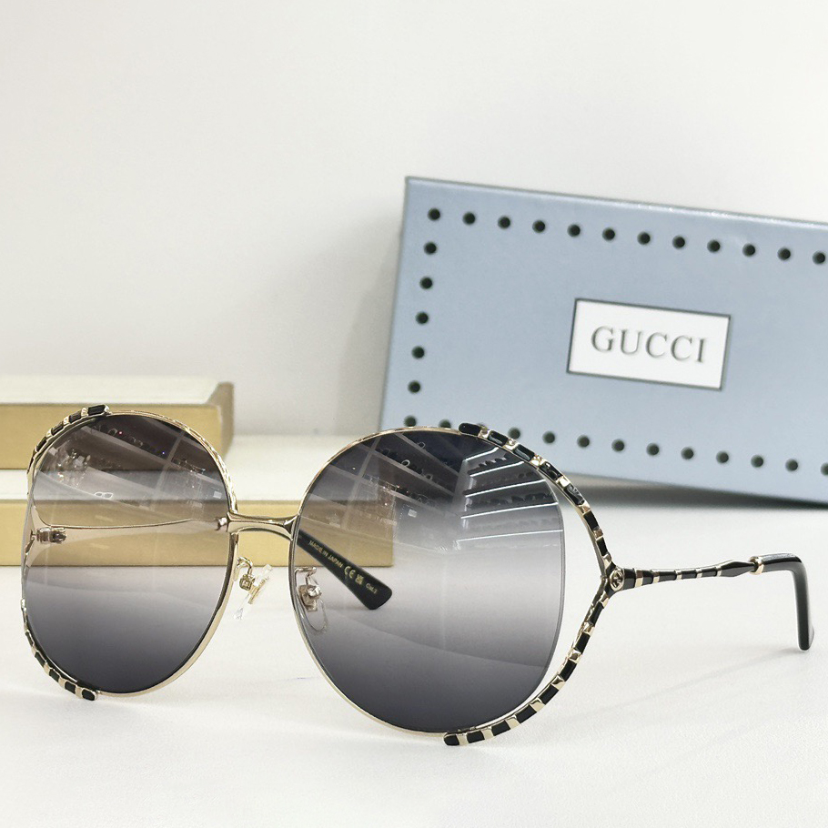 Gucci Designer Sunglasses For Women Luxury Mens Sunglasses Classic Rectangular Metal Frame Glasses Goggle Outdoor Beach Sun Protection Glasses Driving Sun Glasses