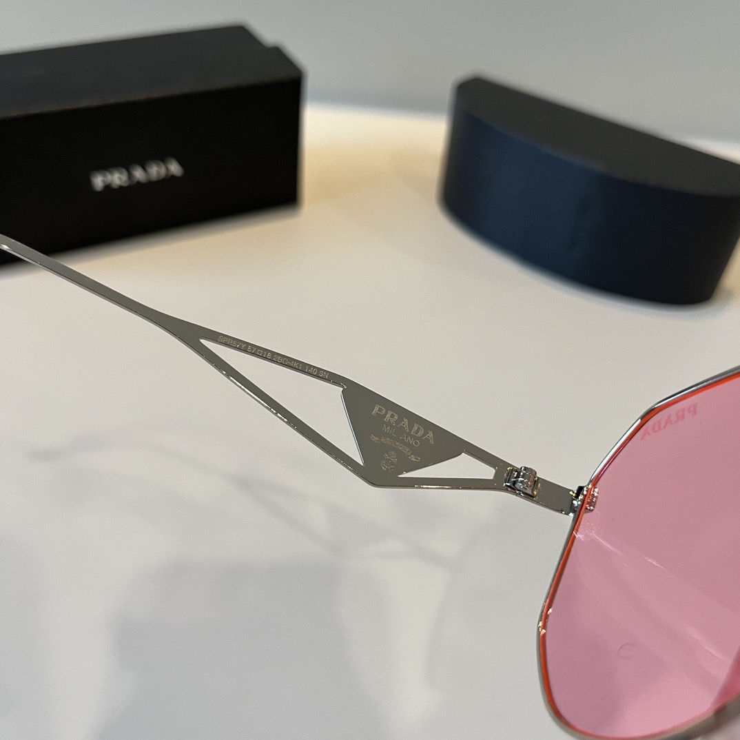 Prada Women Sun Glasses Beach Sun Glasses Fashion Classic Square Oval Frame Retro Frame Sexy Women Luxury Glasses With Box