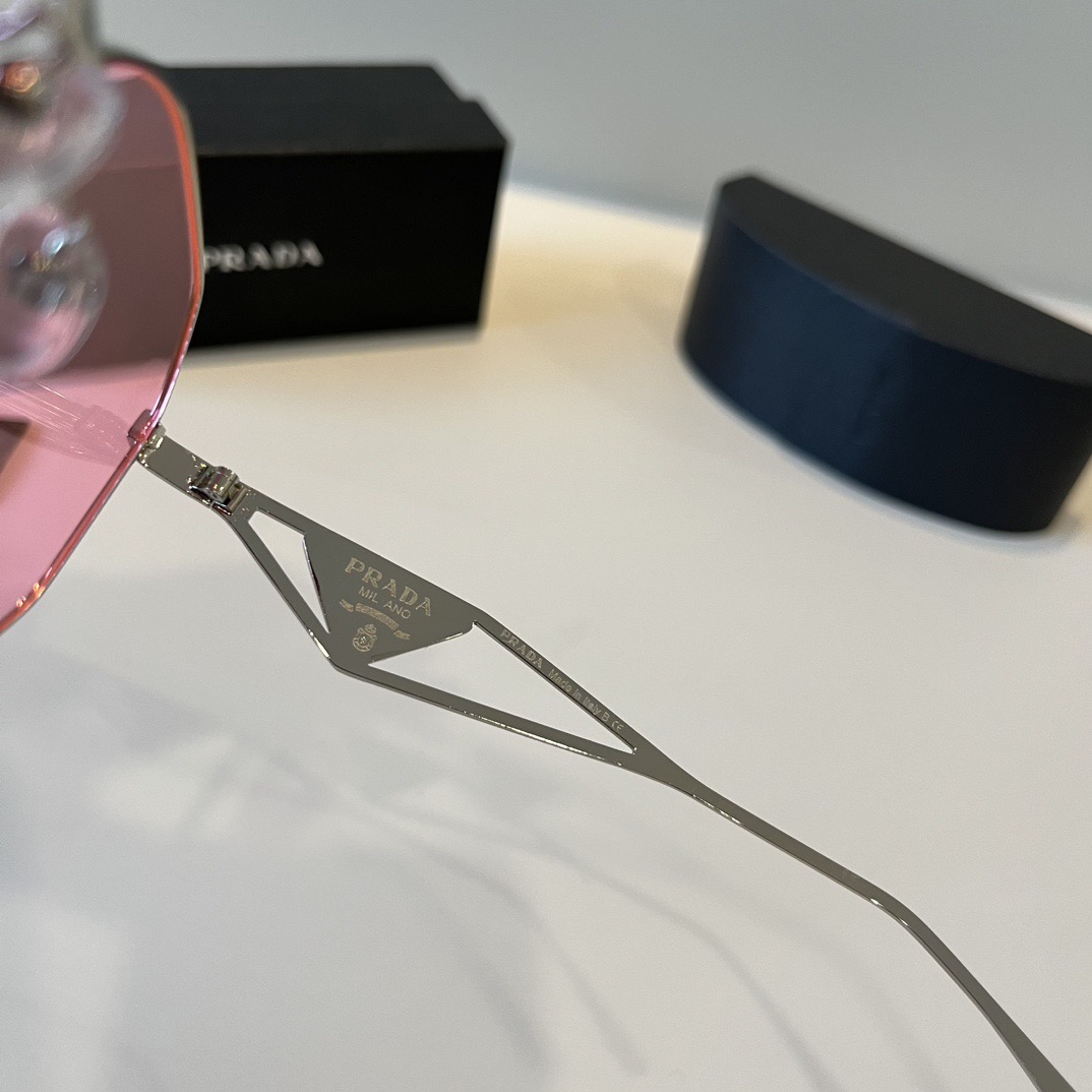 Prada Women Sun Glasses Beach Sun Glasses Fashion Classic Square Oval Frame Retro Frame Sexy Women Luxury Glasses With Box