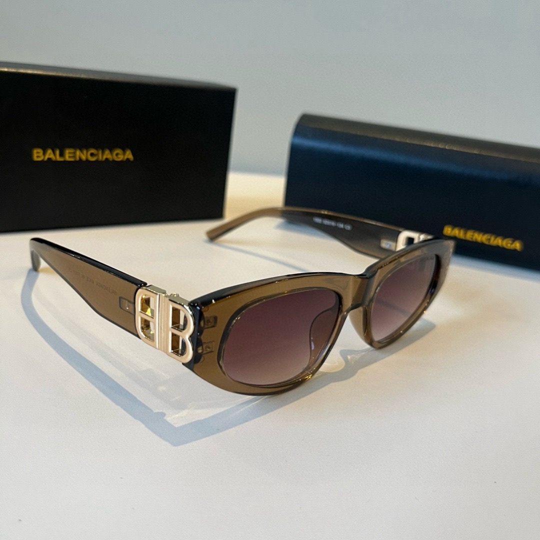 BALENCIAGA Women Sun Glasses Beach Sun Glasses Fashion Classic Square Oval Frame Retro Frame Sexy Women Luxury Glasses With Box 