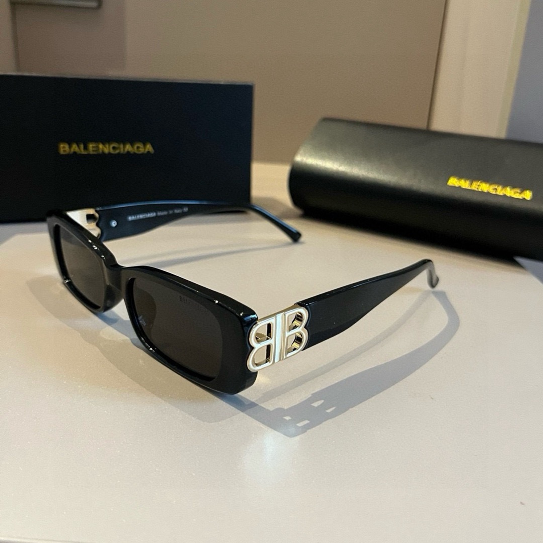 BALENCIAGA Women Sun Glasses Beach Sun Glasses Fashion Classic Square Oval Frame Retro Frame Sexy Women Luxury Glasses With Box 