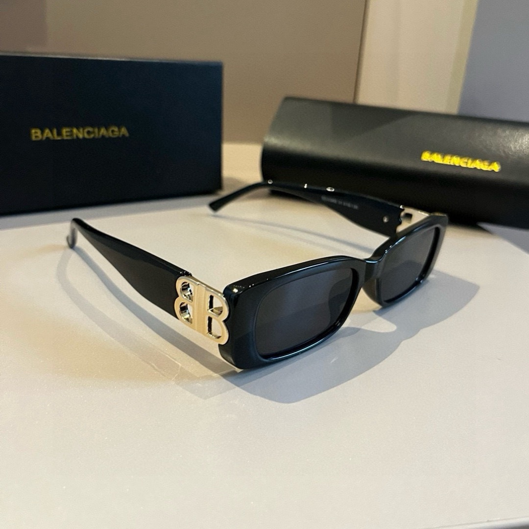 BALENCIAGA Women Sun Glasses Beach Sun Glasses Fashion Classic Square Oval Frame Retro Frame Sexy Women Luxury Glasses With Box ﻿