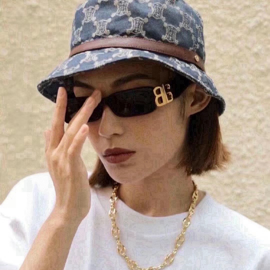 BALENCIAGA Women Sun Glasses Beach Sun Glasses Fashion Classic Square Oval Frame Retro Frame Sexy Women Luxury Glasses With Box ﻿