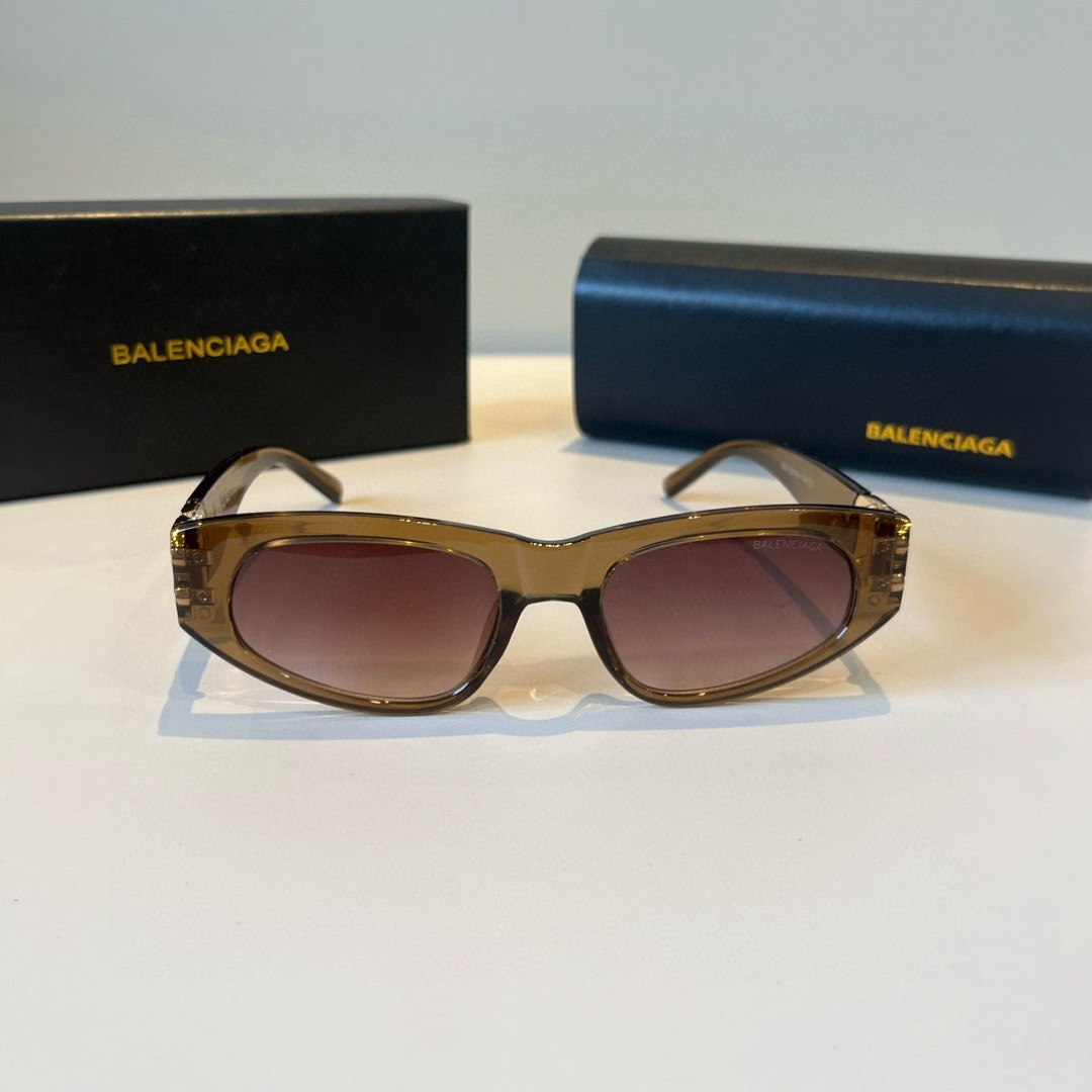 BALENCIAGA Women Sun Glasses Beach Sun Glasses Fashion Classic Square Oval Frame Retro Frame Sexy Women Luxury Glasses With Box 