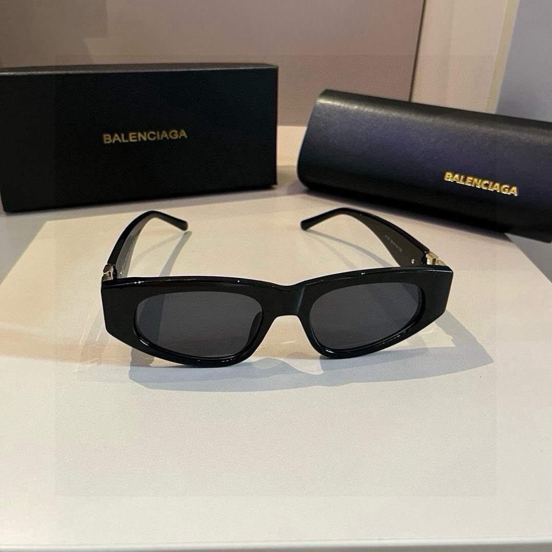BALENCIAGA Women Sun Glasses Beach Sun Glasses Fashion Classic Square Oval Frame Retro Frame Sexy Women Luxury Glasses With Box 