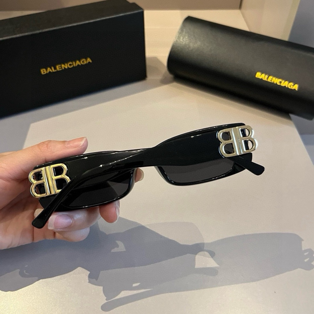 BALENCIAGA Women Sun Glasses Beach Sun Glasses Fashion Classic Square Oval Frame Retro Frame Sexy Women Luxury Glasses With Box 