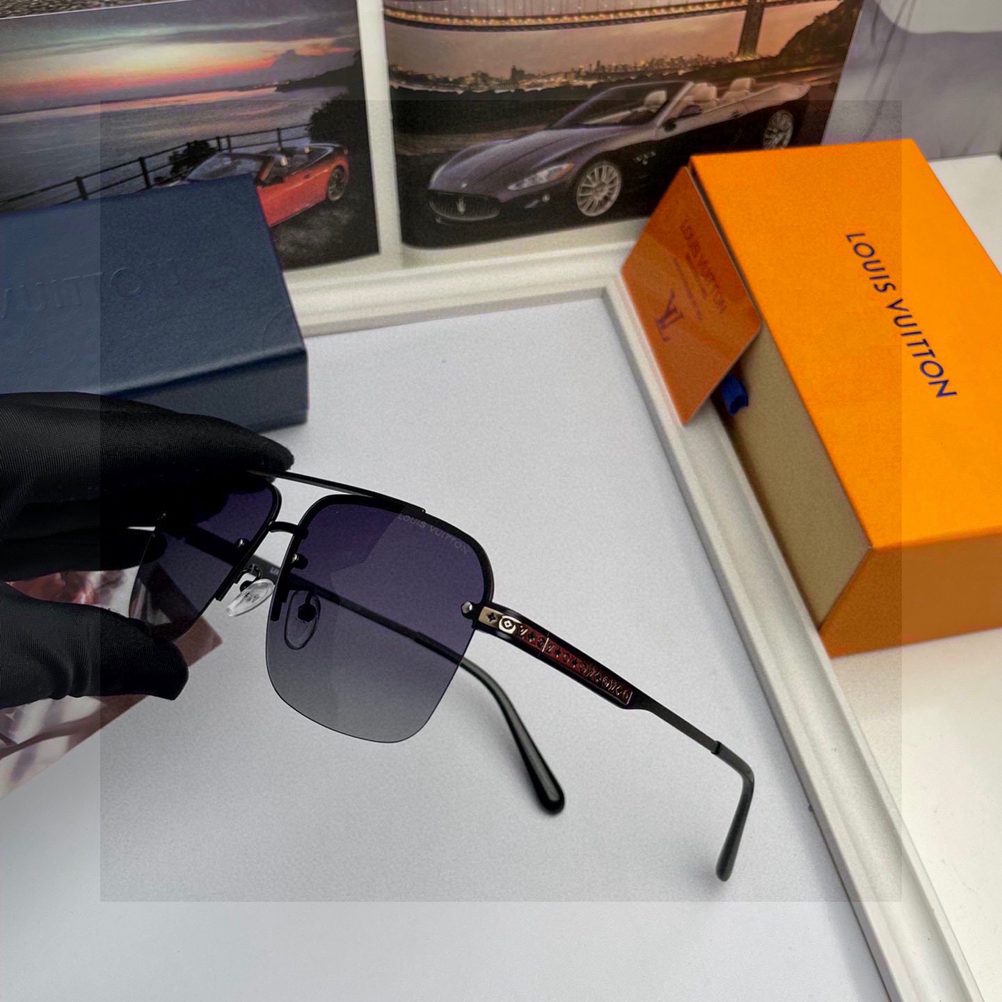 LV Pilot Sunglasses Top Costal Sun Glasses Luxury Glasses With Box Sunglasses Man Women Designer Sunglasses Cycling Sun Glasses Sports Glasses With Box