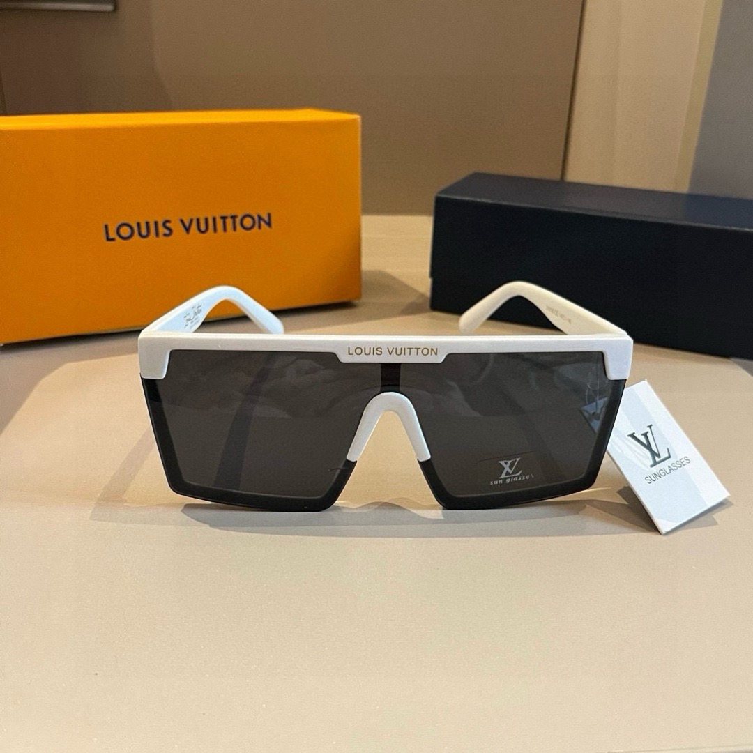 LV Luxury Designer Sunglasses Women Men Designers Goggle Polaroid Lens Sun Glasses Full Frame Eyeglasses Womens Mens Lady With Box