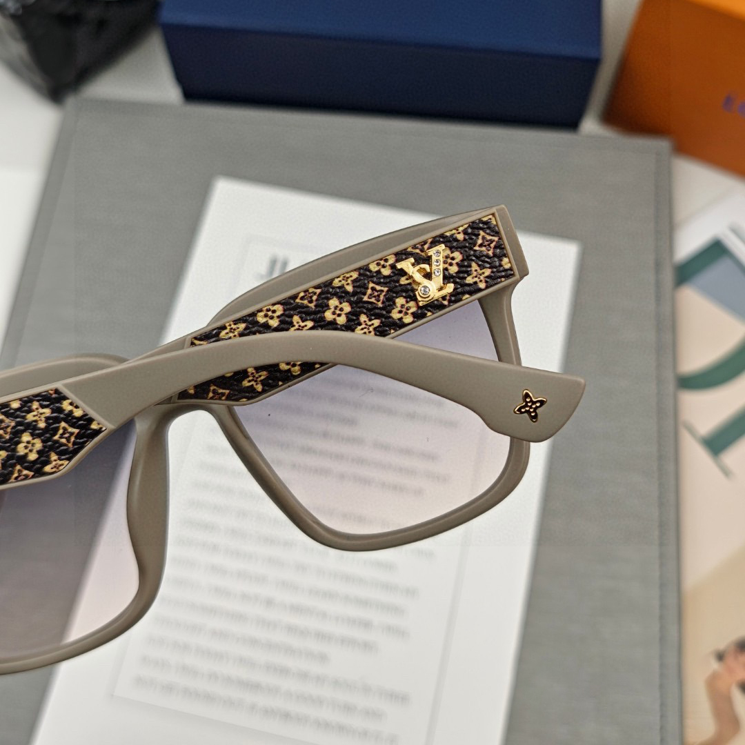 LV High Quality Classic Brand Sunglasses Cross Sunglasses For Women Glasses Frames Men New Fashion Plate Eyeglass Luxury Designer Glasses Sunglasses