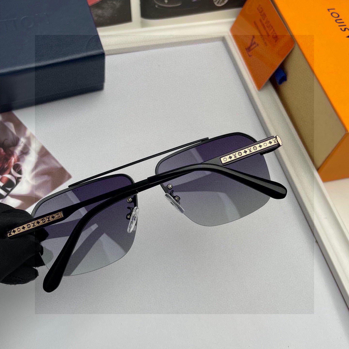 LV Pilot Sunglasses Top Costal Sun Glasses Luxury Glasses With Box Sunglasses Man Women Designer Sunglasses Cycling Sun Glasses Sports Glasses With Box