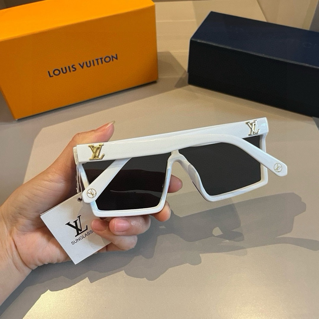 LV Luxury Designer Sunglasses Women Men Designers Goggle Polaroid Lens Sun Glasses Full Frame Eyeglasses Womens Mens Lady With Box