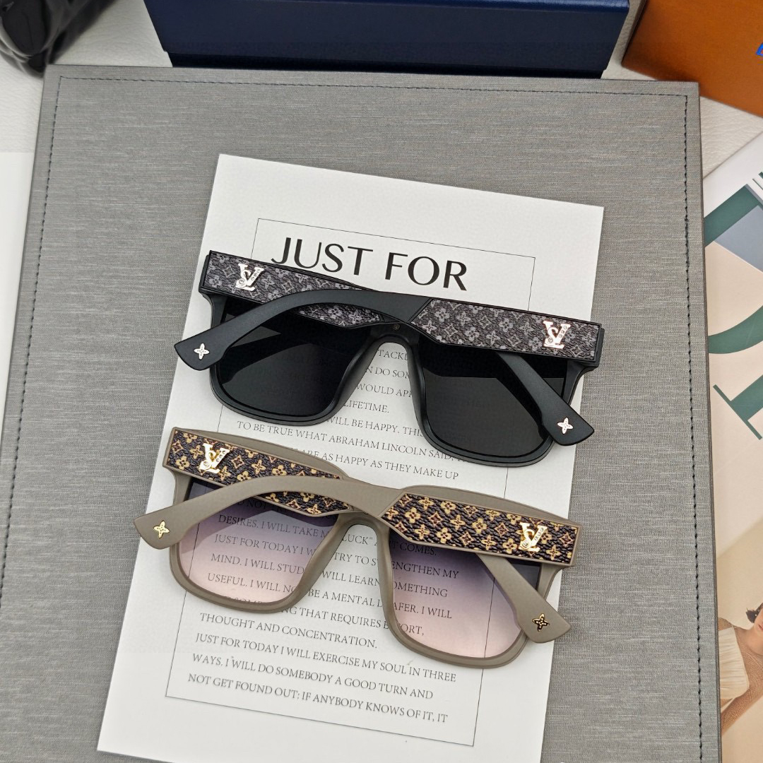 LV High Quality Classic Brand Sunglasses Cross Sunglasses For Women Glasses Frames Men New Fashion Plate Eyeglass Luxury Designer Glasses Sunglasses