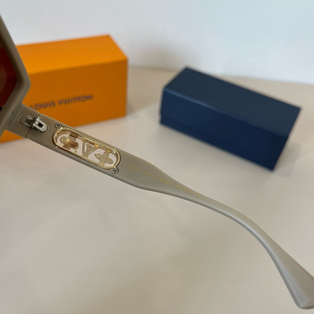 LV Designer Fashion Sunglasses For Women Men Exquisite Vintage Full Frame Driving Beach Shading UV Protection Polarized Glasses Gift With Box Nice