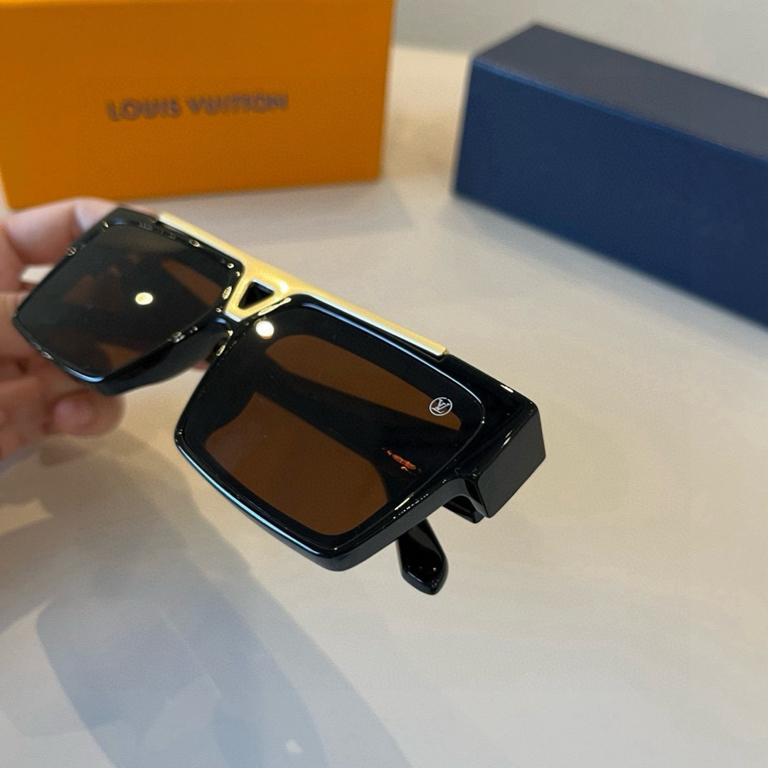 LV Luxury Designer Sunglasses Women Men Designers Goggle Polaroid Lens Sun Glasses Full Frame Eyeglasses Womens Mens Lady With Box