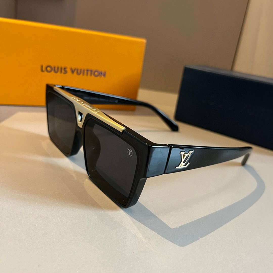 LV Luxury Designer Sunglasses Women Men Designers Goggle Polaroid Lens Sun Glasses Full Frame Eyeglasses Womens Mens Lady With Box