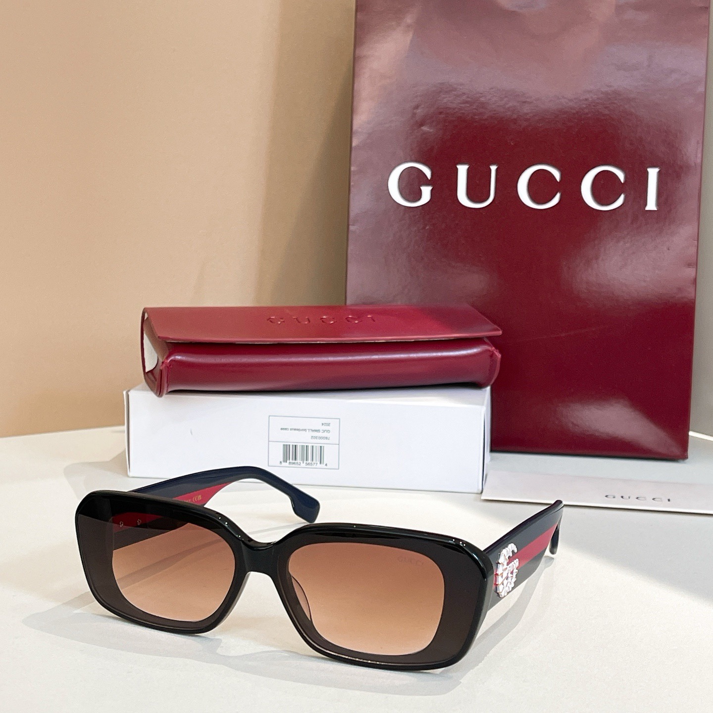 Gucci Sunglasses Fashion Glasses Oval Frame Designer Sunglass Womens Anti-Radiation Polarized Lenses Mens Retro Eyeglasses With Box