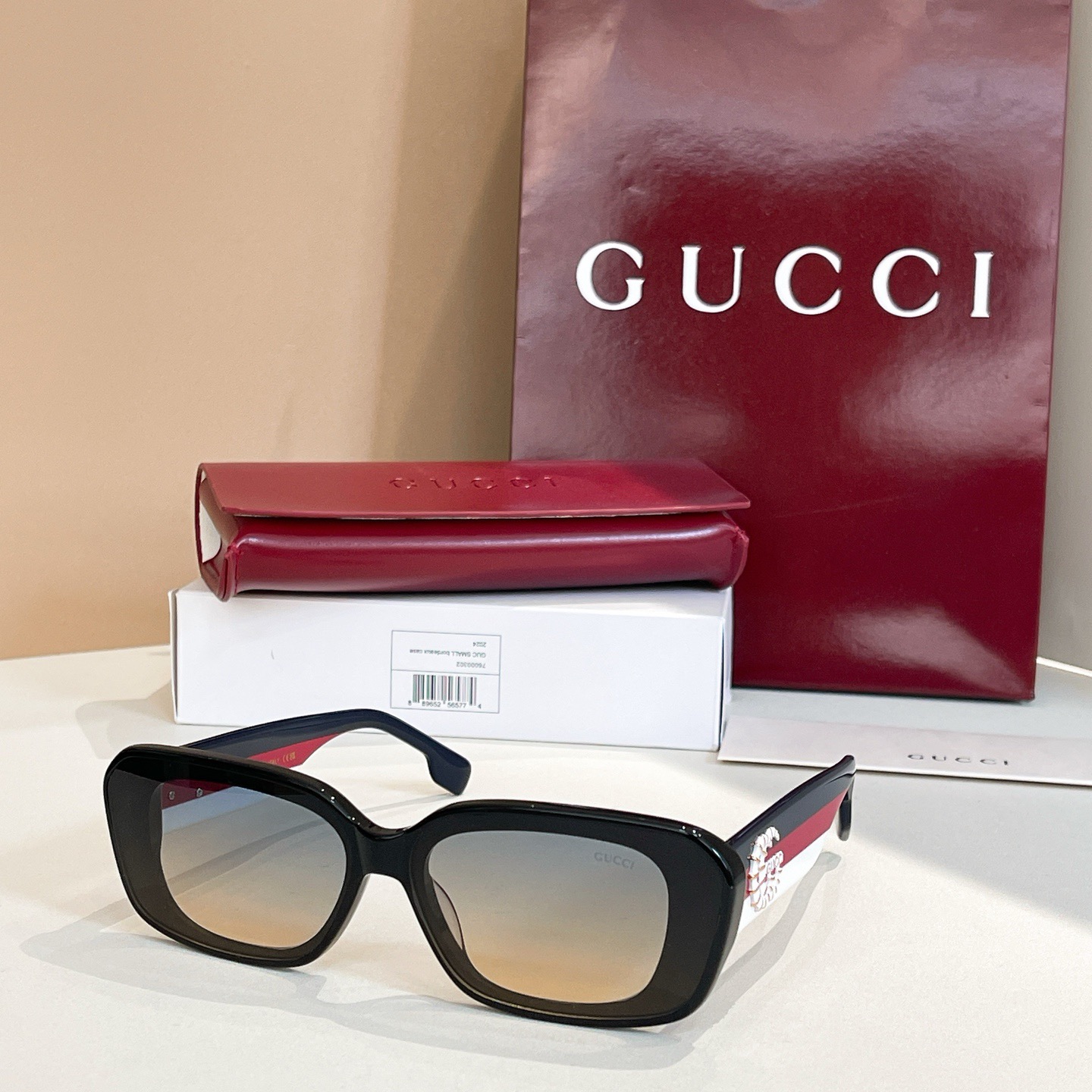 Gucci Sunglasses Fashion Glasses Oval Frame Designer Sunglass Womens Anti-Radiation Polarized Lenses Mens Retro Eyeglasses With Box