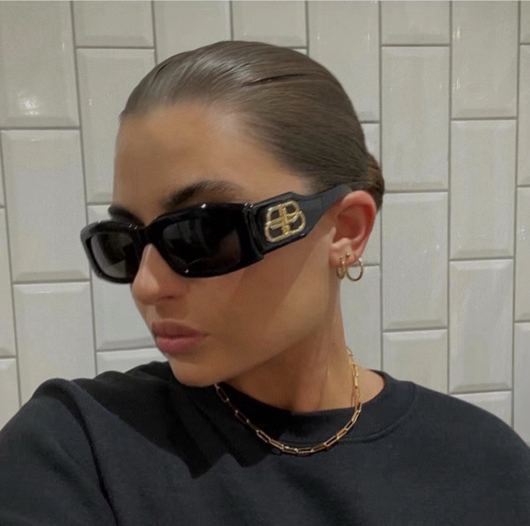 BALENCIAGA Women Sun Glasses Beach Sun Glasses Fashion Classic Square Oval Frame Retro Frame Sexy Women Luxury Glasses With Box