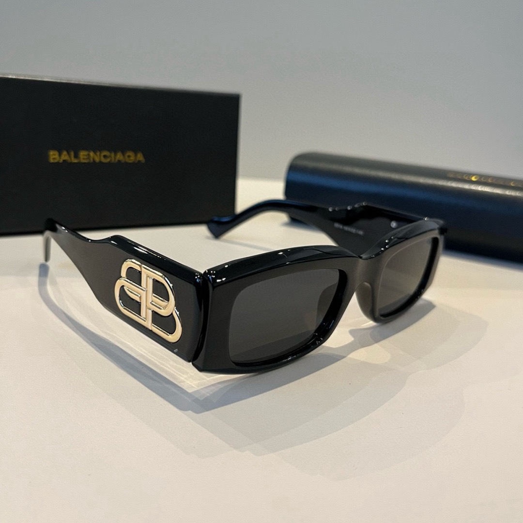 BALENCIAGA Women Sun Glasses Beach Sun Glasses Fashion Classic Square Oval Frame Retro Frame Sexy Women Luxury Glasses With Box
