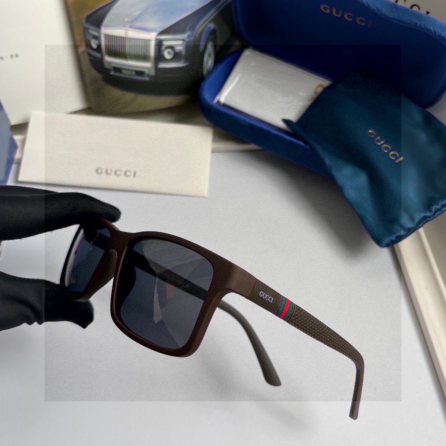 Gucci High Quality Classic Brand Sunglasses Cross Sunglasses For Women Glasses Frames Men New Fashion Plate Eyeglass Luxury Designer Glasses Sunglasses