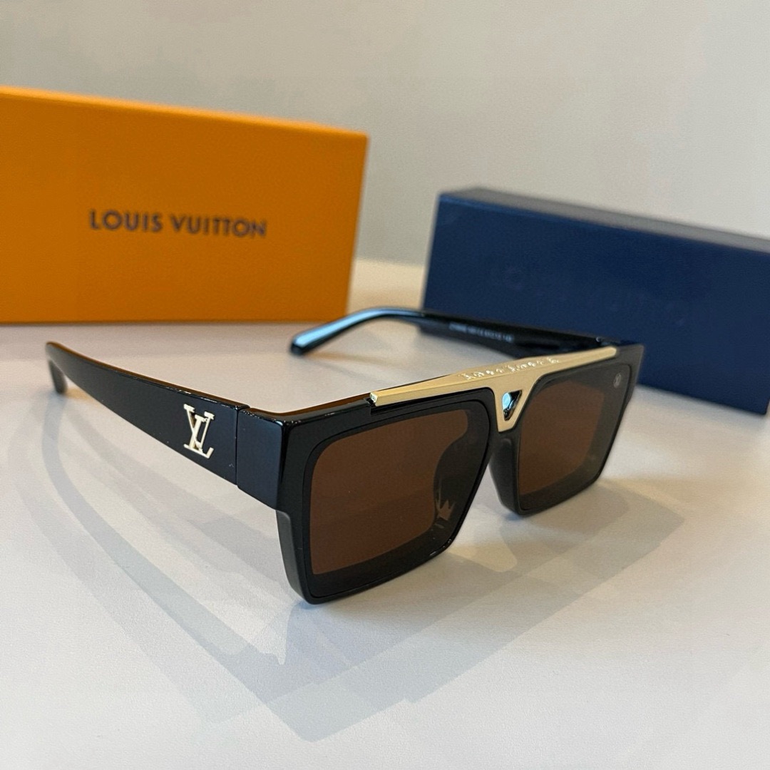 LV Luxury Designer Sunglasses Women Men Designers Goggle Polaroid Lens Sun Glasses Full Frame Eyeglasses Womens Mens Lady With Box